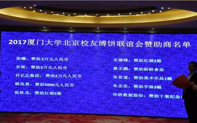 &ldquo;博餅&rdquo;是閩南地區(qū)有的傳統(tǒng)形式歡慶，此次活動以這種形式向母校致以美優(yōu)的祝福，也寄托著各地廈人永久母校情和青春回憶的活動。